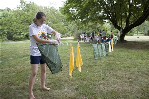 Get Up, Get Out & Go! finale, tie-dying 2