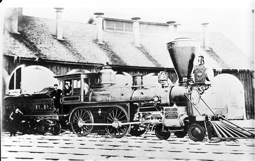 011/001.129--Central Pacific Railroad Locomotive [GROUP 1]