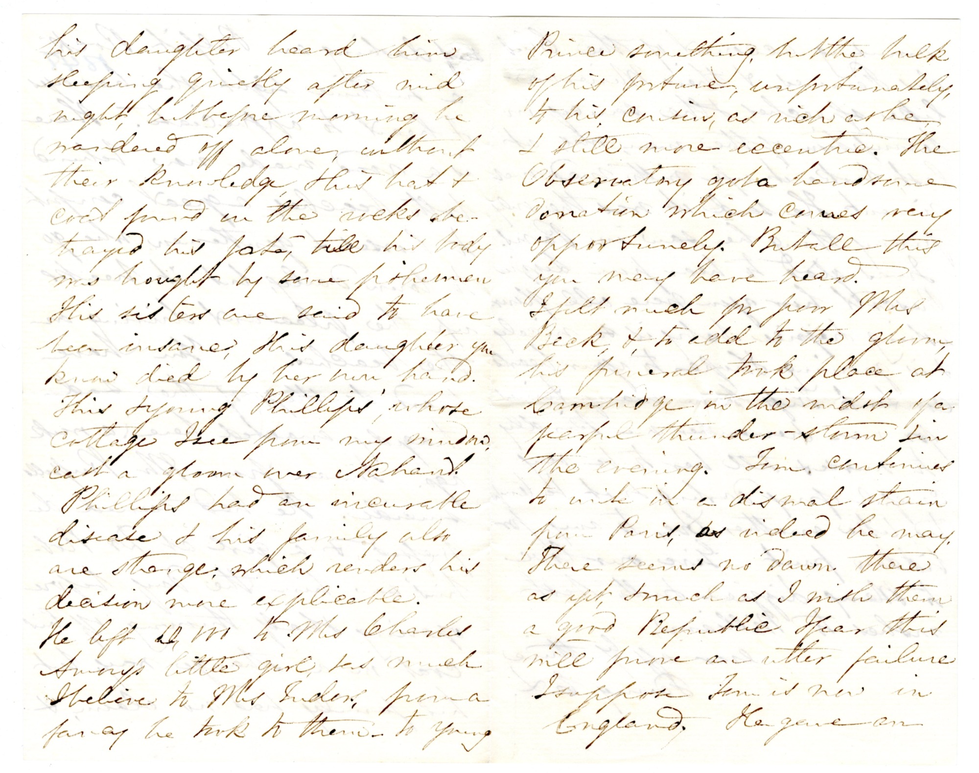 Manuscript letter