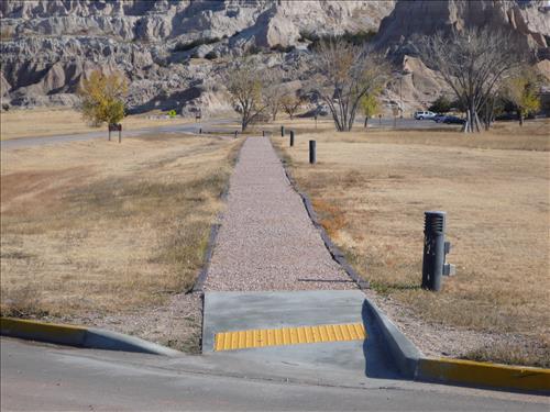 BADL Facility Management Collection: Cedar Pass Lodge - Install ADA Curb Ramps, Rehabilitate Restrooms