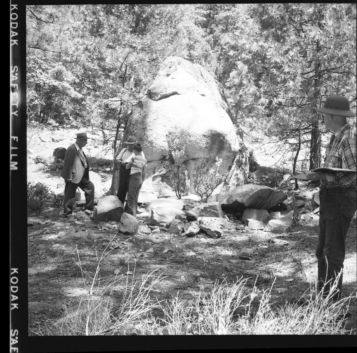 At site of old mail carriers near Pohono Bridge-Yosemite