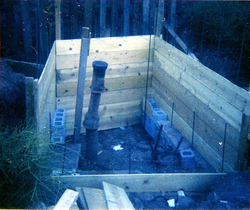 The construction of the Wiley Spring water vault.