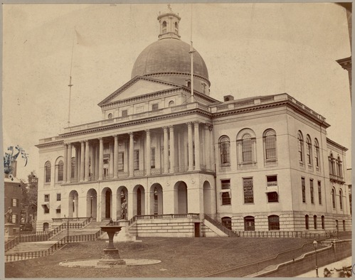 Massachusetts State House, ca. 1867