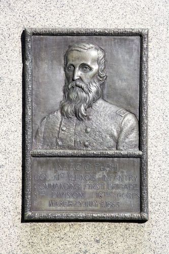 Colonel Isaac C. Pugh Relief Portrait