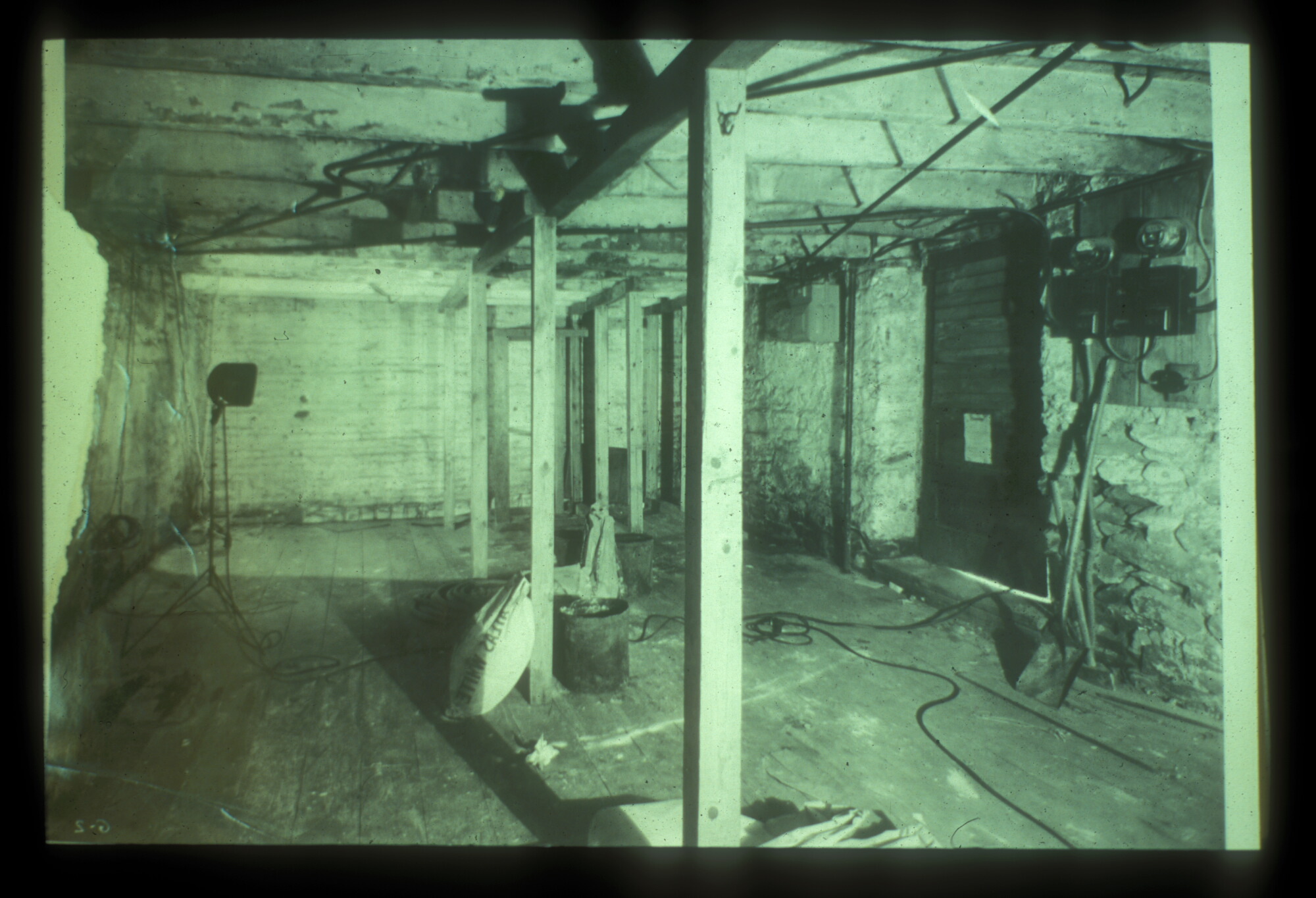 The inside of the front room of Old Stone House