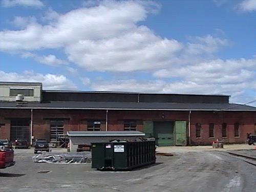 Locomotive Shop Rubber Roof System Before Replacement December 2008