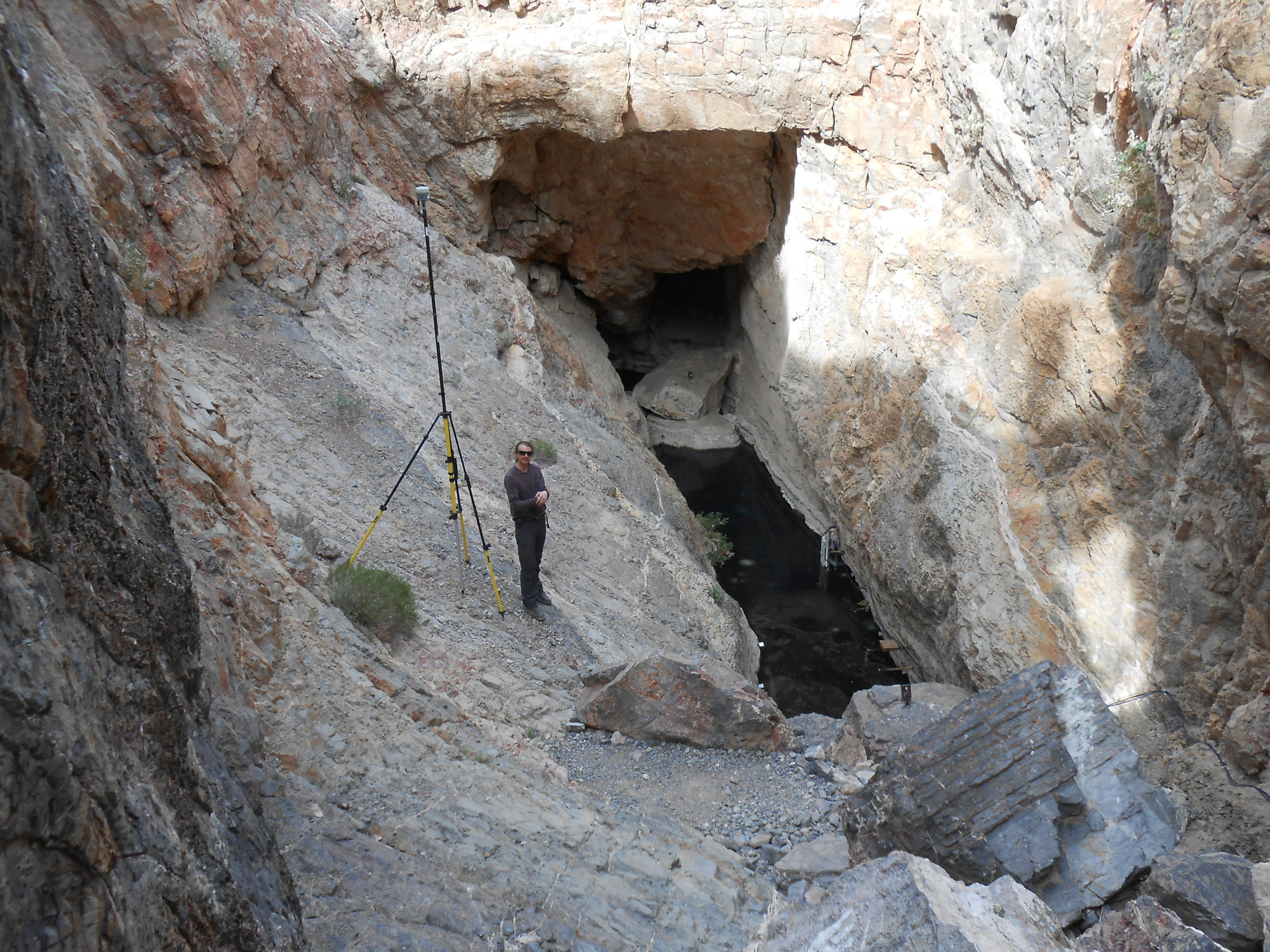 Devil's Hole survey photo