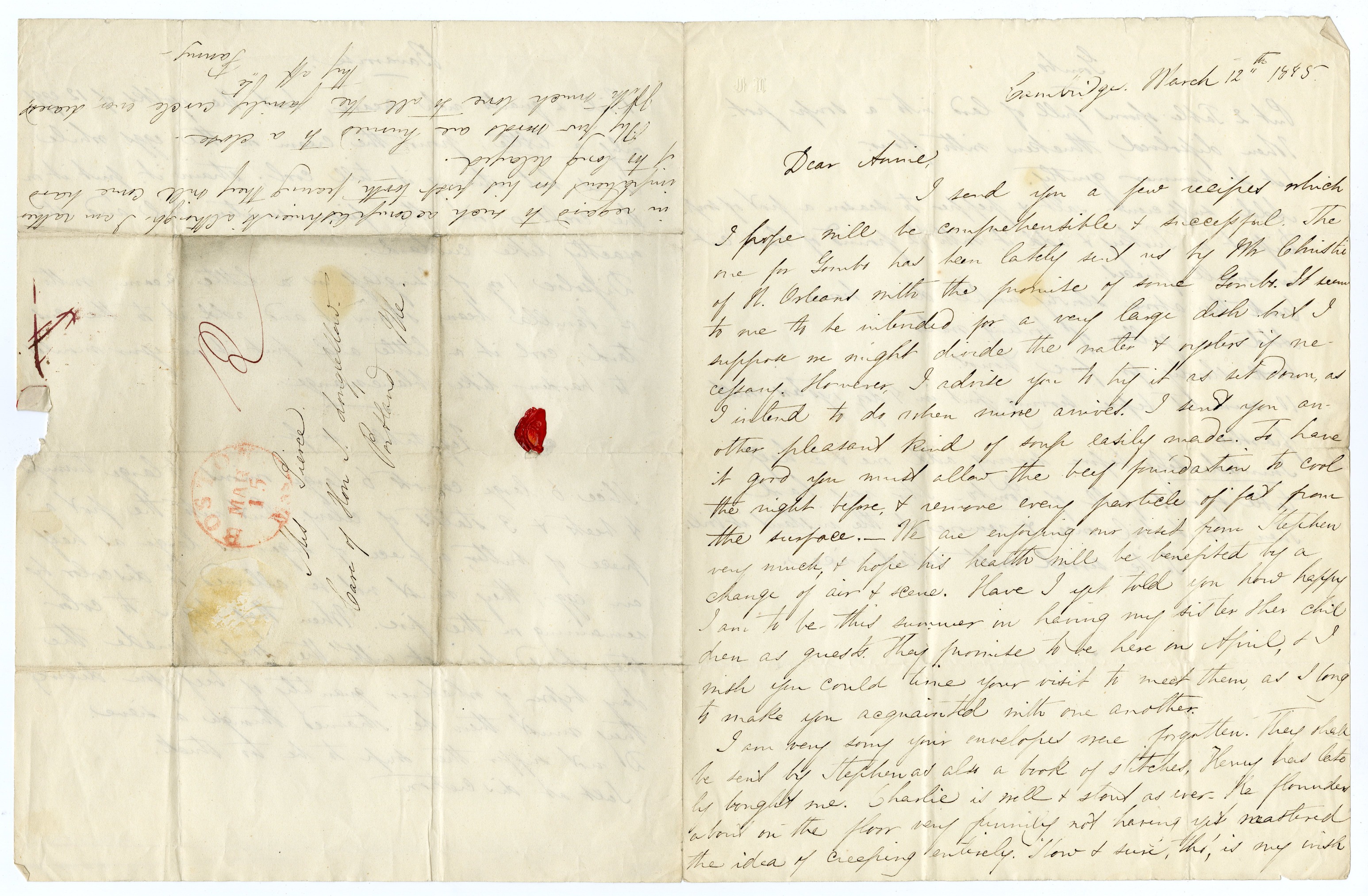 Manuscript letter