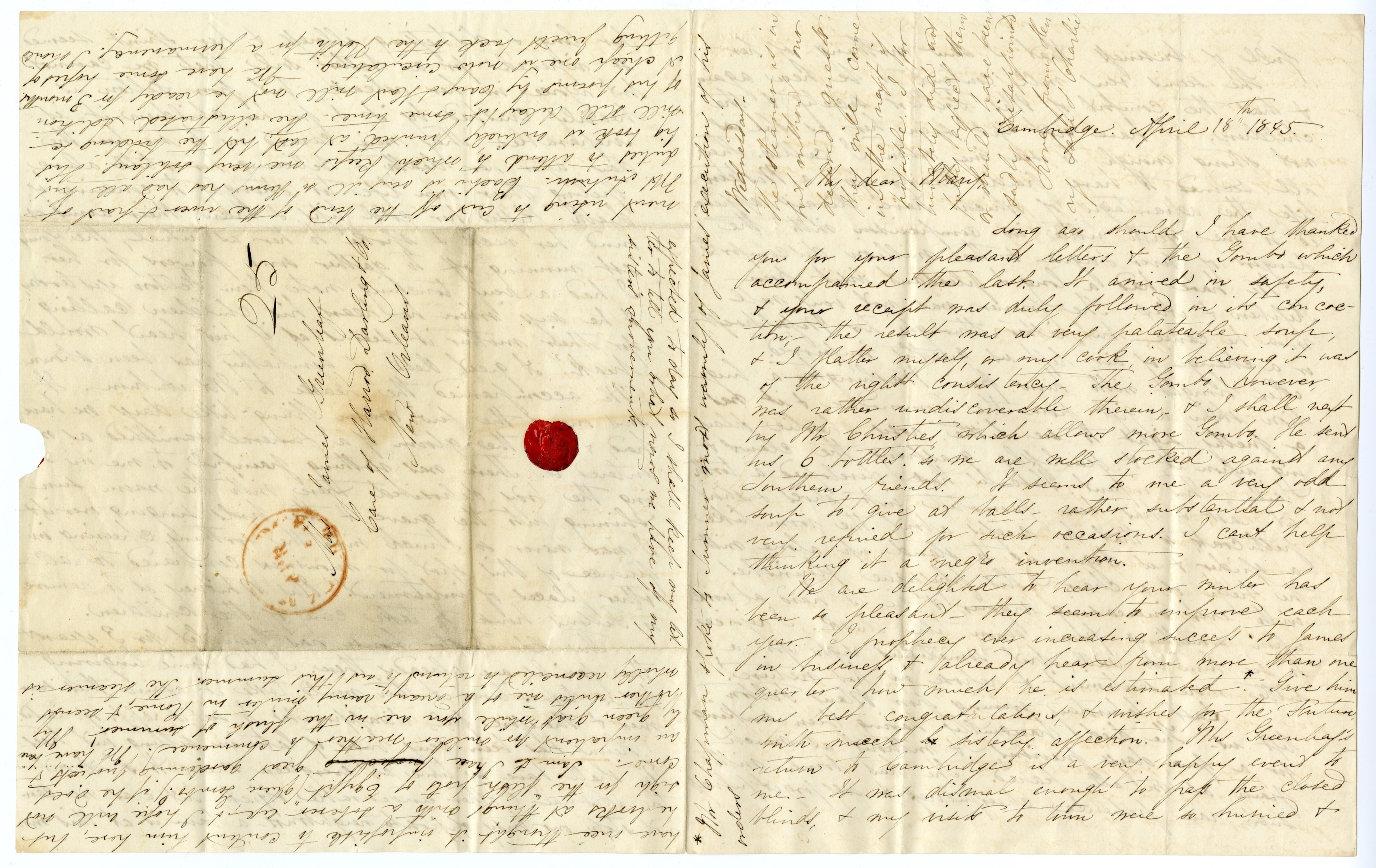 Manuscript letter