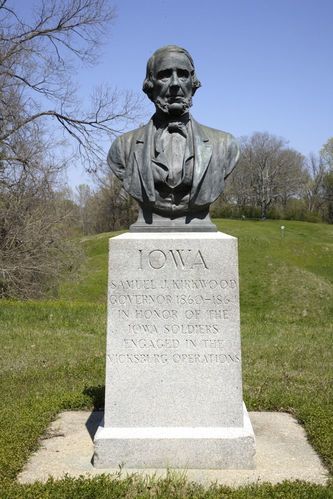 Governor Samuel J. Kirkwood Bust