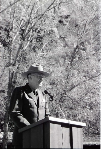 BW Photos of the Zion Lodge Rededication Ceremony.