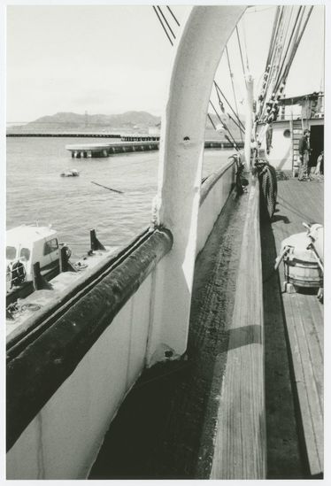 Photographs from a condition survey of Balclutha (built 1886; ship, 3m), circa 1990