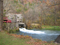 Sluice gate at Alley Mill