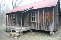 Suzie Nichols' old cabin at the Suzie Nichols Farm on the Upper Current River.