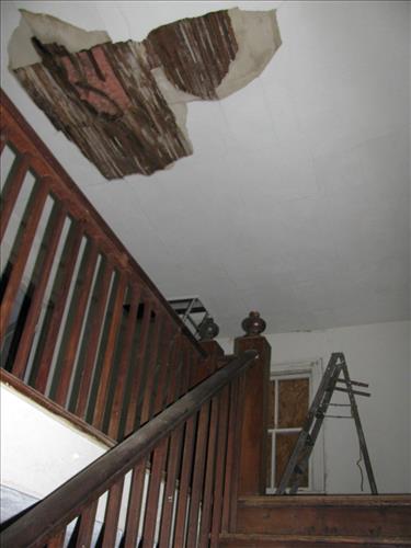 Historic West House in need of repair and stabilization at Richmond National Battlefield Park in January 2012