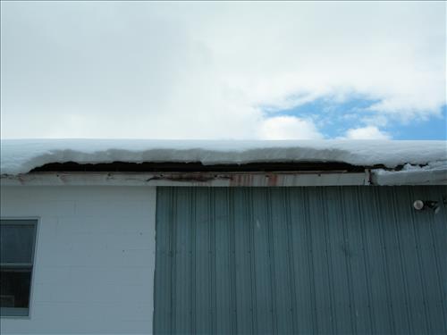 Monocacy National Battlefield - Snow Damaged Resource Management Gutters