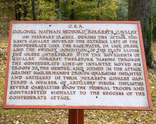 War Department Tablets at Fort Donelson National Battlefield in April 2005