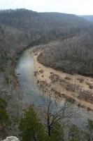 Jacks Fork River from Chalk Bluff.