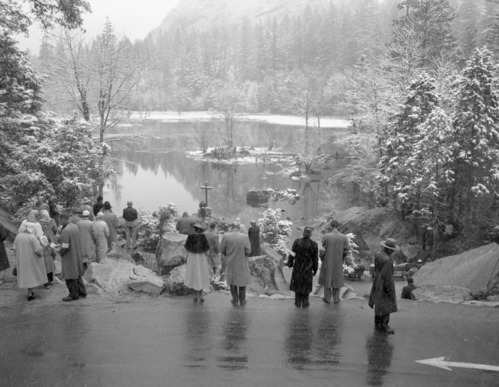 Mirror Lake on Easter Sunday.