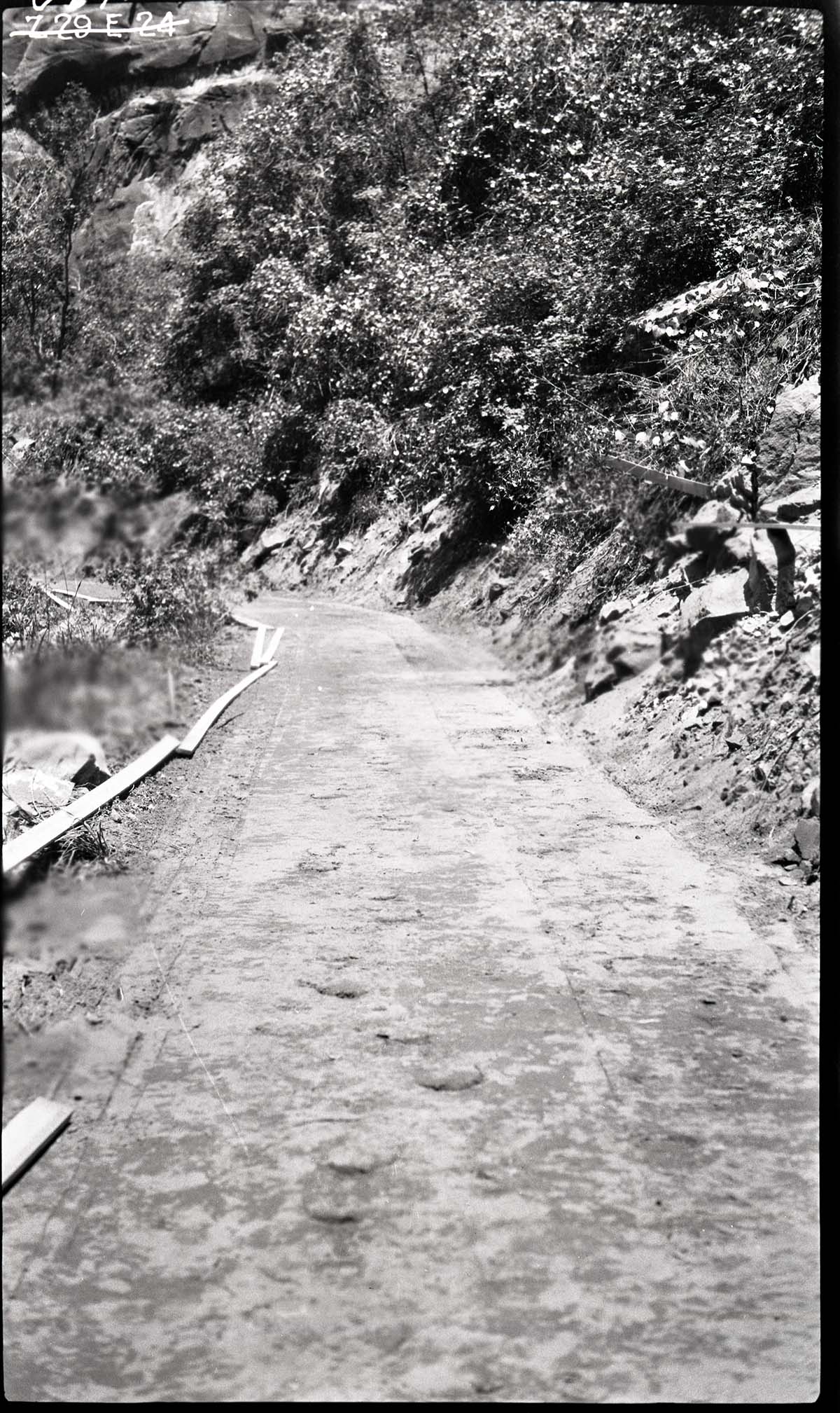 Narrows Trail construction.