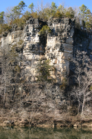 Both rivers are lined with majestic limestone bluffs such as this.