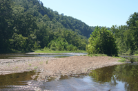 Scenic view of the Jacks Fork River.