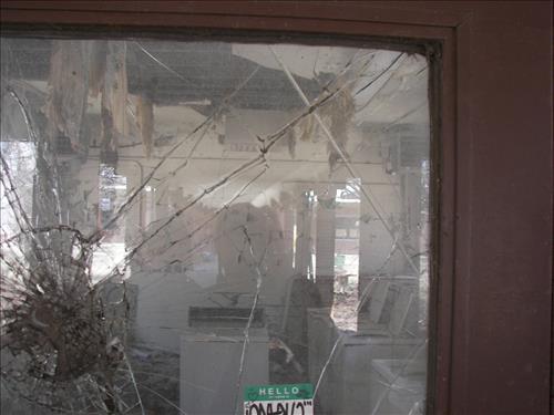 Deteriorated buildings 129, 130, 131, 132 at Floyd Bennett Field, Gateway NRA in 2013
