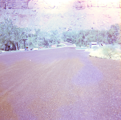 Chipsealing of Zion roads.