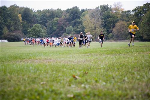 Fall Fun Run start