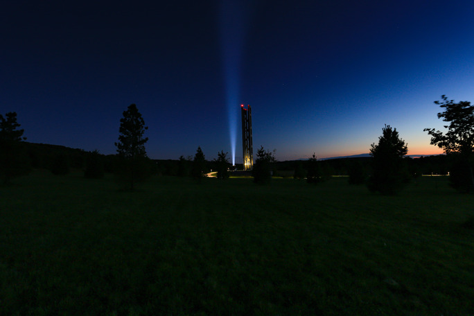 Tower of Lights at Flight 93