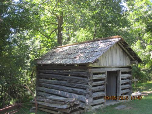 Johnson Farm structures, Blue Ridge Parkway, MP 85.2, September 2013