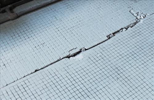 Plum Orchard Kitchen Floor Damage in September 2010