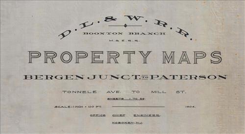 52424.LK--Property Map--Boonton Branch--Bergen Junction to Paterson, NJ (Tonelle Avenue to Mill Street) [Group 1]