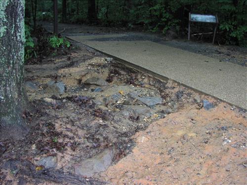WOTR Storm Damage to Theatre-in-the-Woods Road June 2006