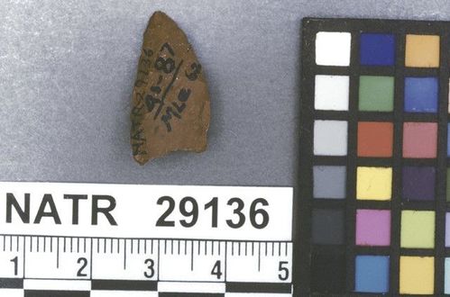 NATR   29136 -- Late Woodland / Miss Triangular Cluster projectile point