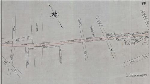 52428.LK--Property Map--Morris and Essex Railroad--Newark to Orange, NJ
