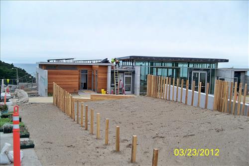 Lands End Lookout  Construction photos group 2