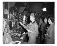 Visit of Princess Pasla of Belgium to Muir Woods, 3 October 1960. Photograph taken by: Arthur A Volz, Park Ranger.
