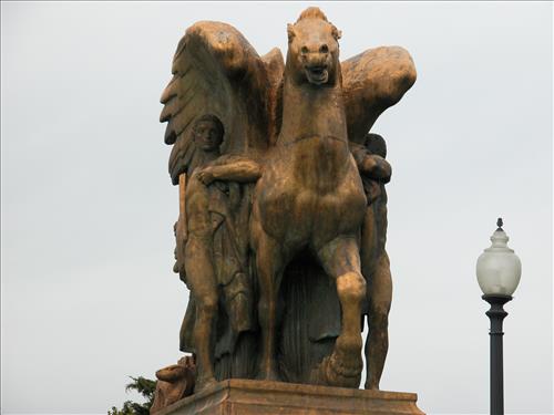 The Maintaining of the U.S. Navy, Farragut, Arts of Peace, Gompers and Galvez Memorials