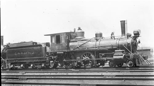 011/001.130--Central Railroad of New Jersey Railroad Locomotive [GROUP 07]