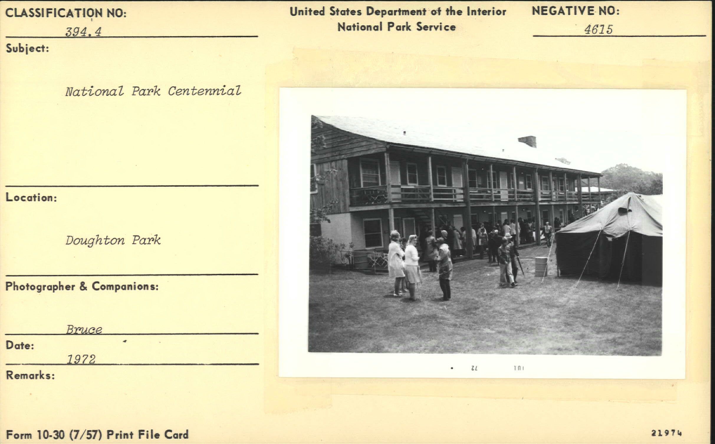 National Park Centennial with attendees