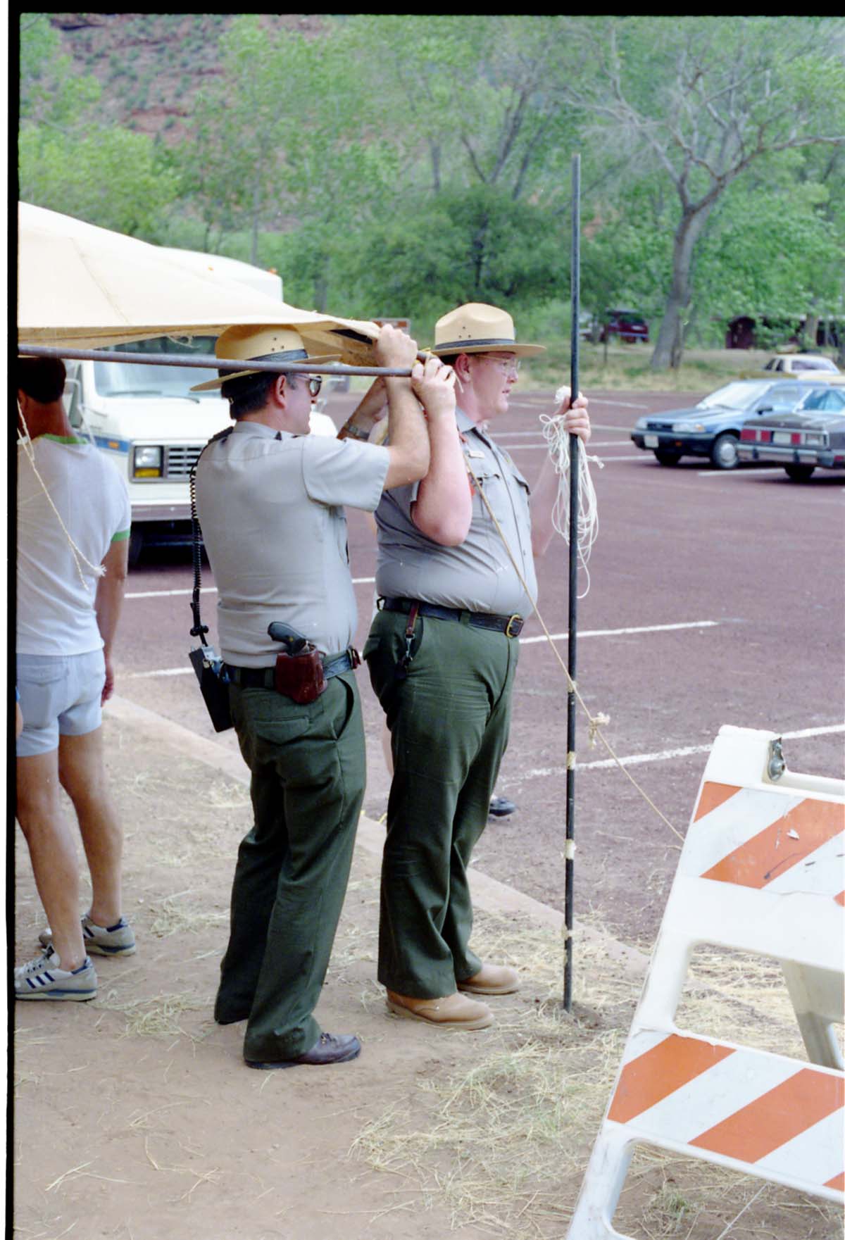 Color photos of the Shuttle Feasibility Study.