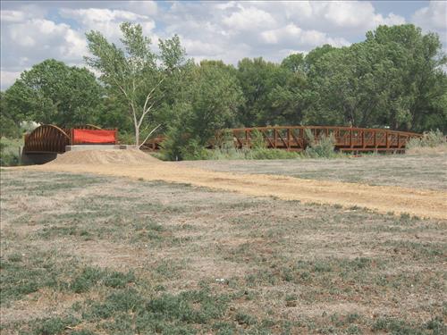 Bridge over Animas River and AZRU Boundary