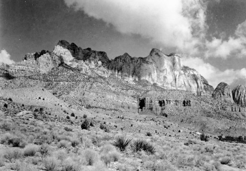 West Temple, taken from below Springdale, Utah.