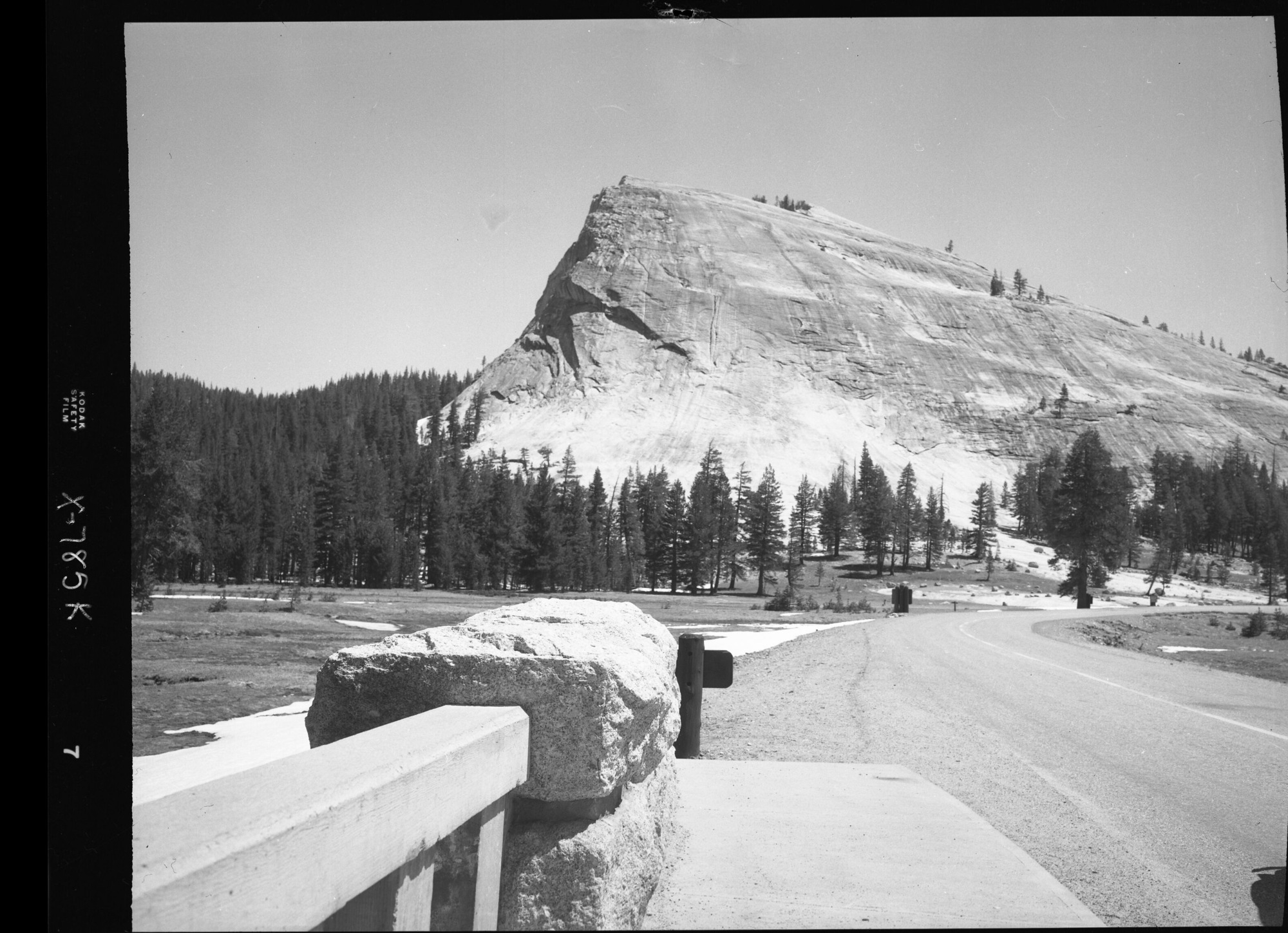 Plowing the Tioga Road the Day before Public Opening