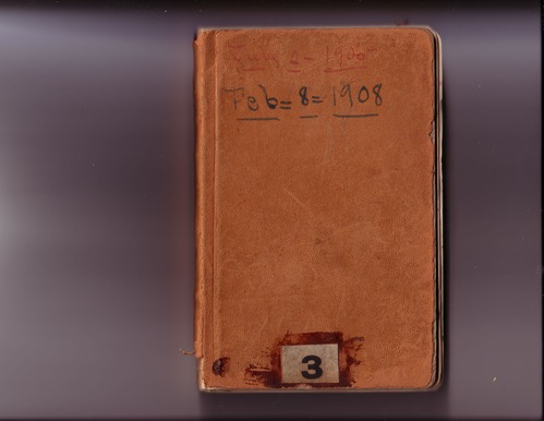 Thomas Edison's New York City Recording Studio Cash Book 03 (of 21), Image 01 (of 93).