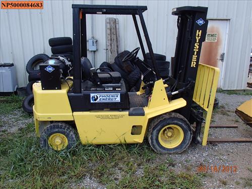 Hyster CNG Forklift at Big South Fork NRRA in 2012.
