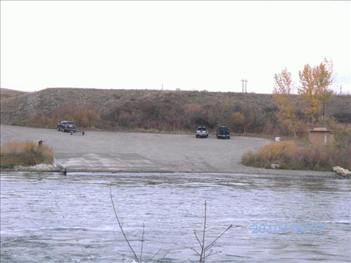 North Bighorn River Boat Launch Ramp