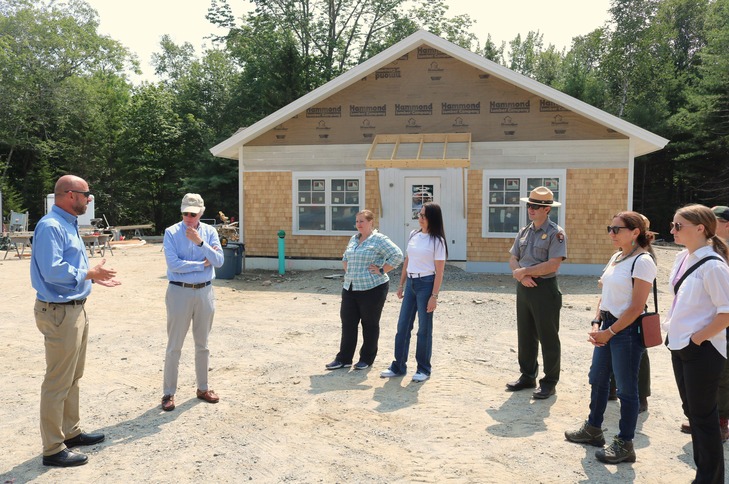 DOI Assistant Secretary for Fish, Wildlife and Parks Shannon Estenoz visited Acadia National Park on August 16, 2024.
