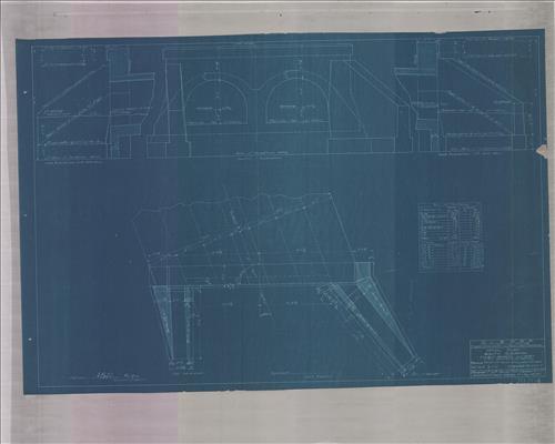 20204.BL-Clarks Summit, PA [1 mile west]--Double barrel culvert 2-8-0 semi-circular arches bridge no. 1.17 [1912]